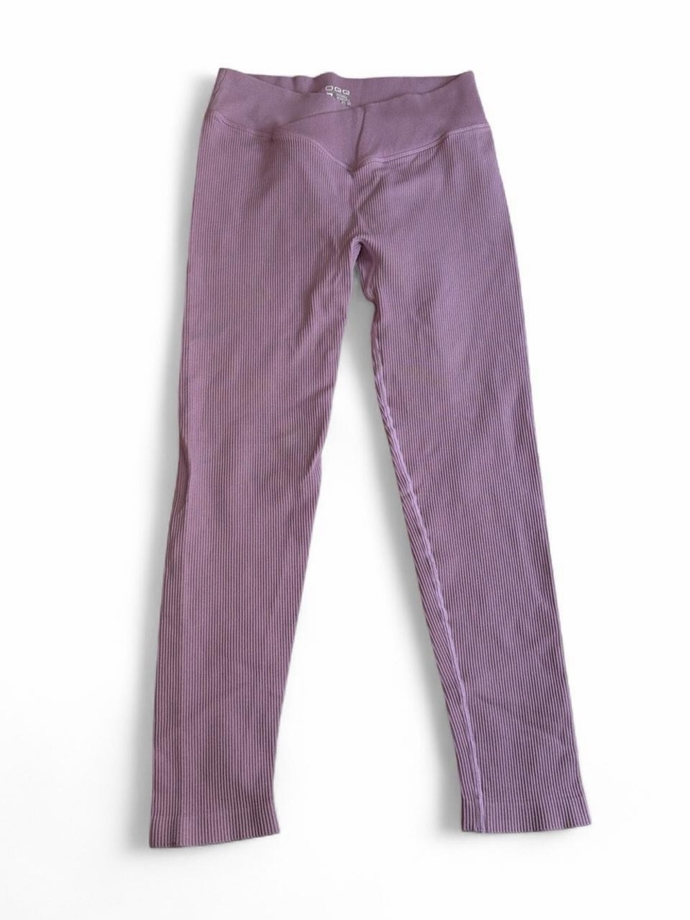 OQQ Bubblegum Ribbed Leggings size XL
